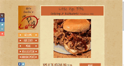 Desktop Screenshot of littlepigsbbqmauldin.com